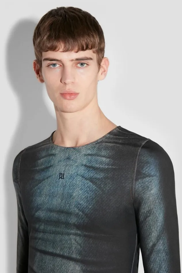 Men Tops MISBHV Denim Poly Longsleeve Mlc