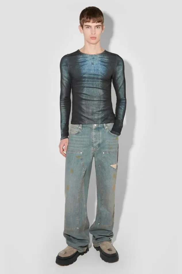 Men Tops MISBHV Denim Poly Longsleeve Mlc