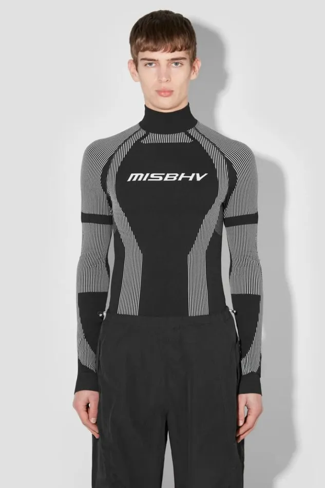 Men Tops MISBHV Sport Longsleeve Blackwhite