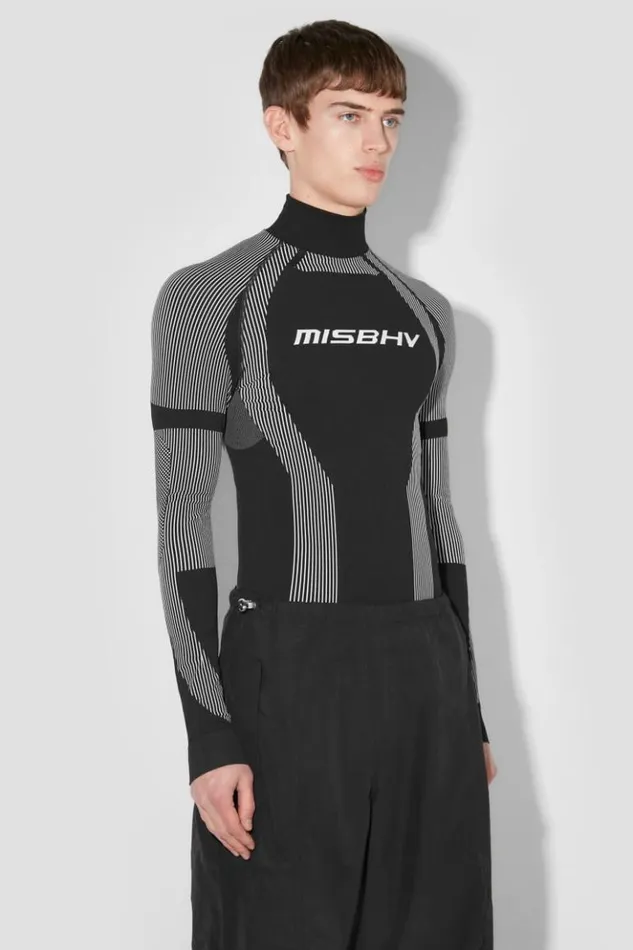 Men Tops MISBHV Sport Longsleeve Blackwhite