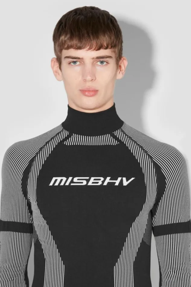 Men Tops MISBHV Sport Longsleeve Blackwhite