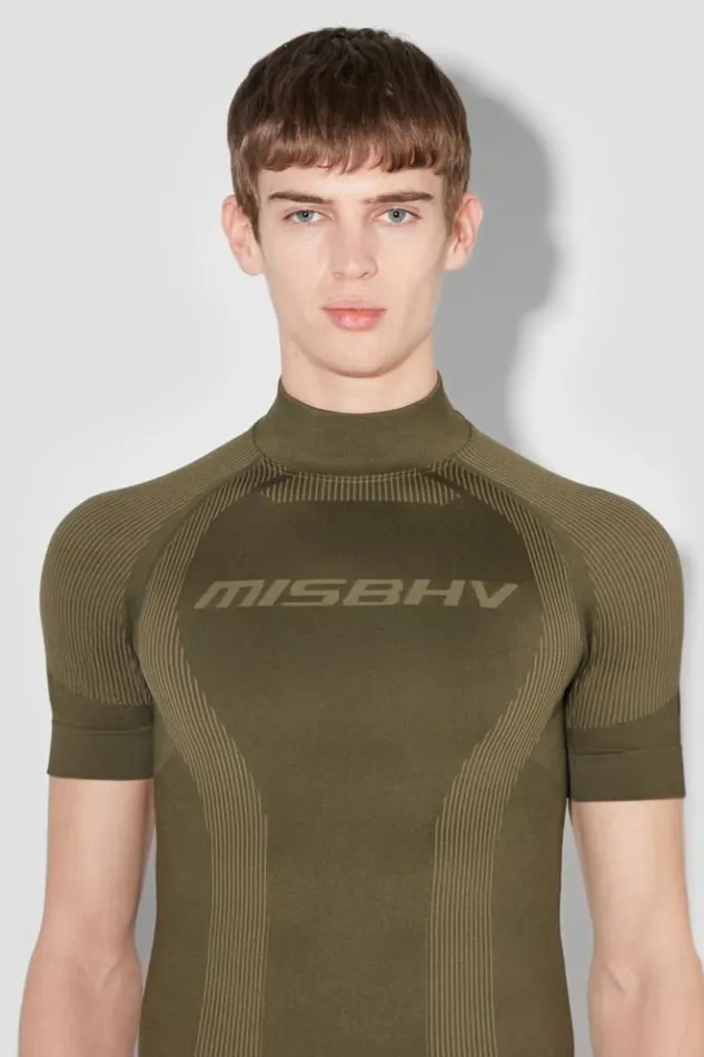 Men Tops MISBHV Sport TShirt Grunge Olive