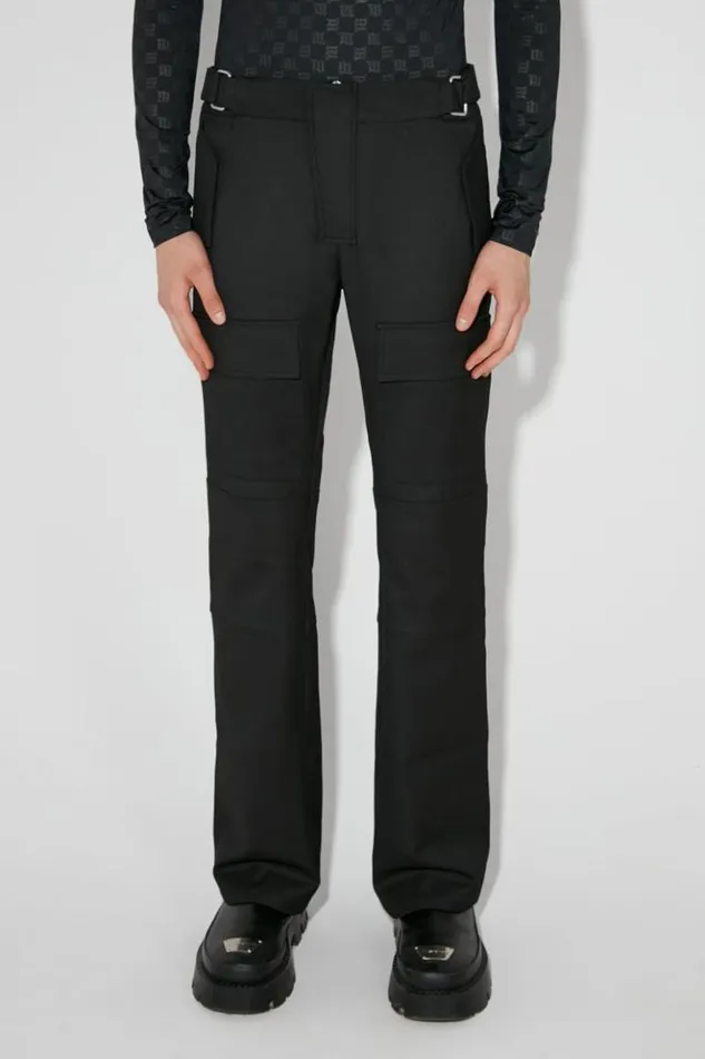 Men Trousers MISBHV Moto Tailoring Relaxed Trousers Black