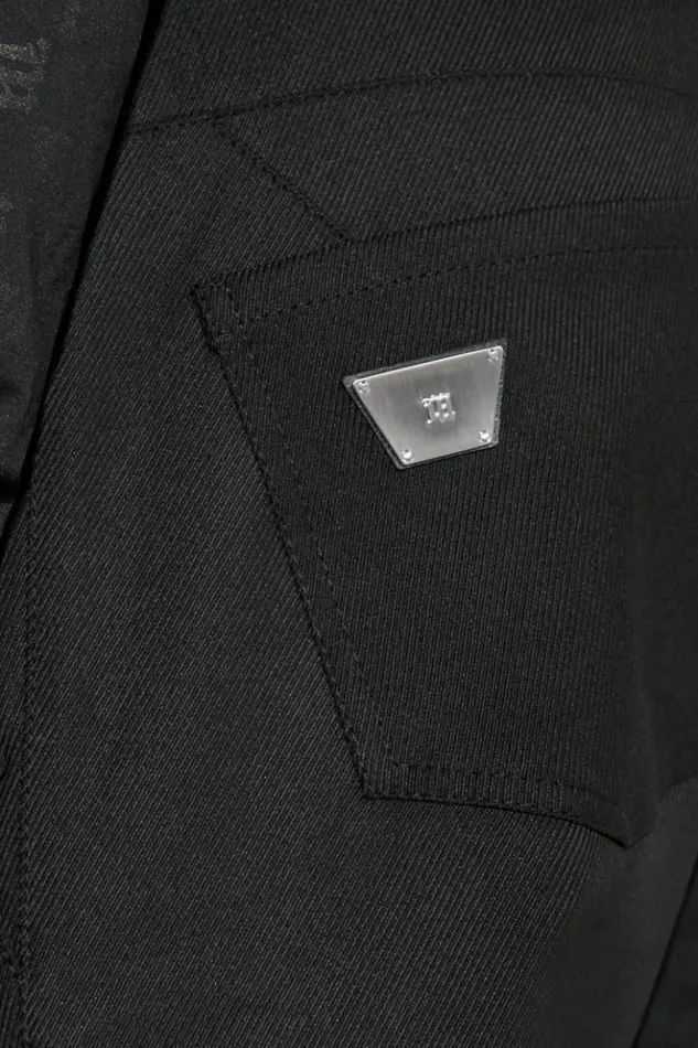 Men Trousers MISBHV Moto Tailoring Relaxed Trousers Black