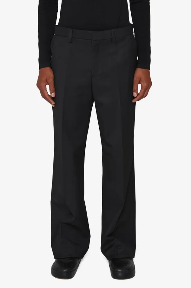 Men Trousers MISBHV Relaxed Tailored Trousers Black