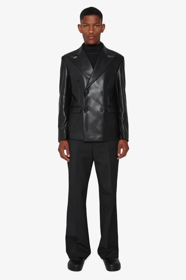 Men Trousers MISBHV Relaxed Tailored Trousers Black