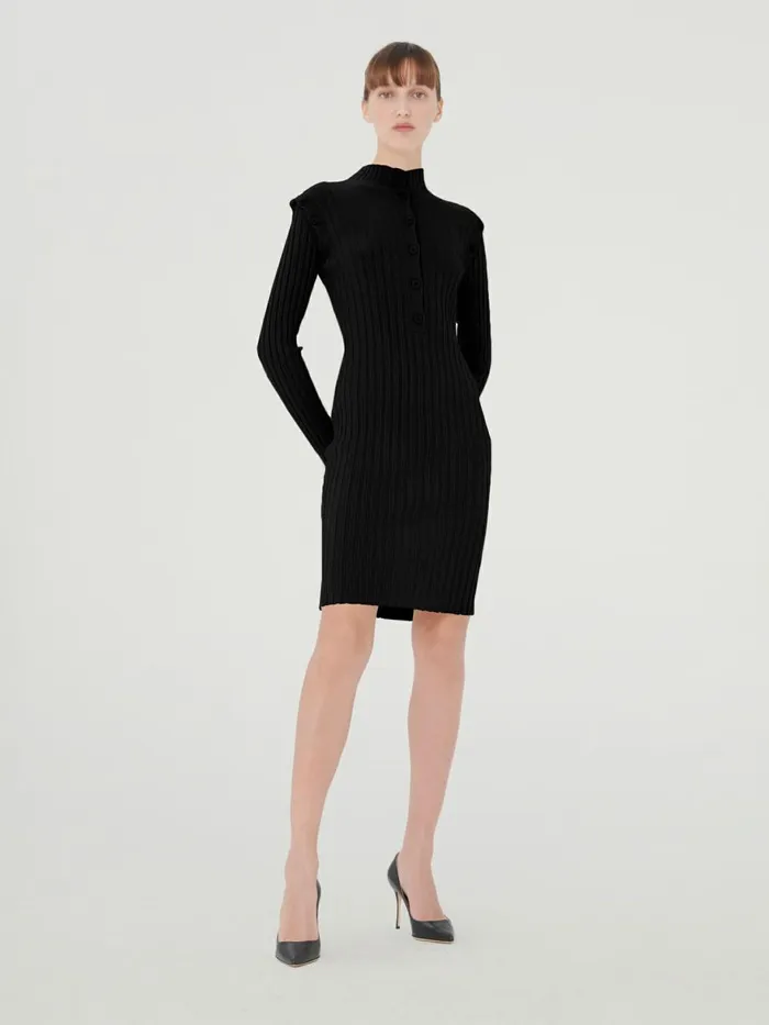 Merino Detach Dress Black Women Wolford Dresses and Skirts