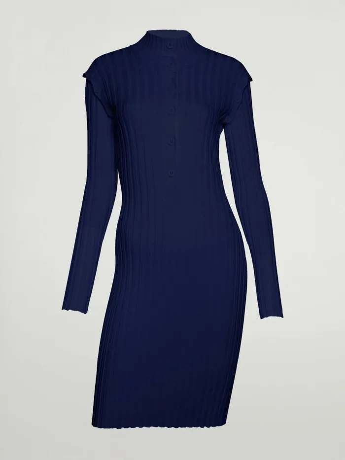 Merino Detach Dress Navy Women Wolford Dresses and Skirts