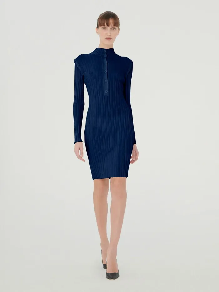 Merino Detach Dress Navy Women Wolford Dresses and Skirts