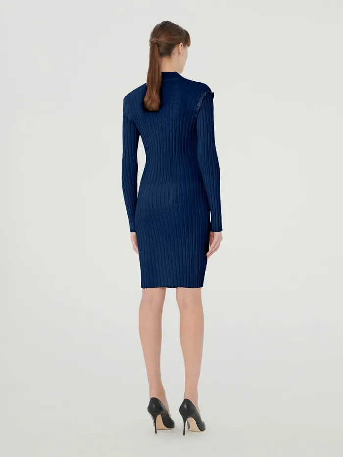 Merino Detach Dress Navy Women Wolford Dresses and Skirts