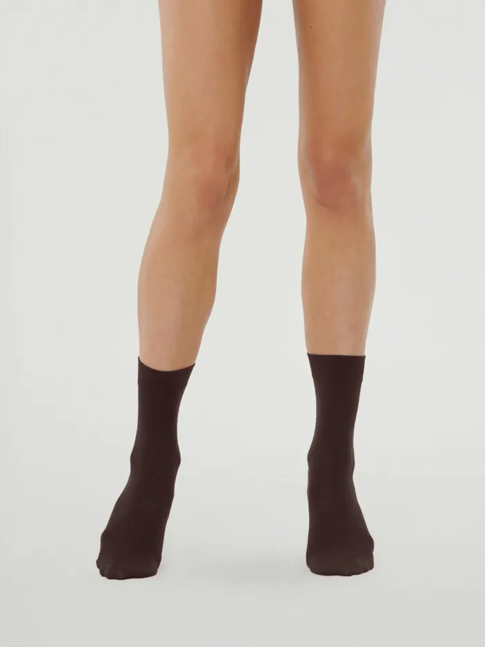 Merino Socks Soft Cacao Women Wolford Socks