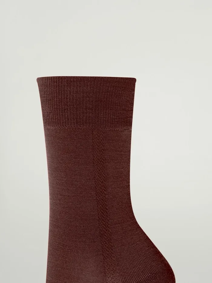 Merino Socks Soft Cacao Women Wolford Socks