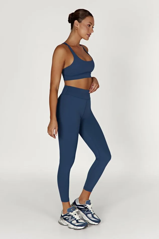 Meshki Activewear Bottoms Women Venus V Back Leggings 8211 Navy Navy Meshki Activewear Bottoms Women Venus V Back Leggings 8211 Navy Navy