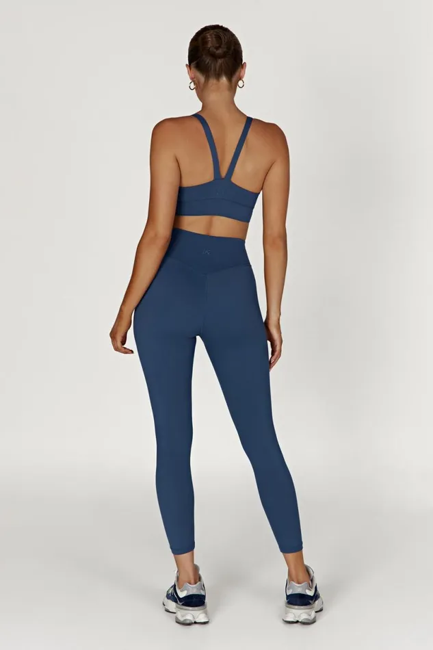 Meshki Activewear Bottoms Women Venus V Back Leggings 8211 Navy Navy Meshki Activewear Bottoms Women Venus V Back Leggings 8211 Navy Navy