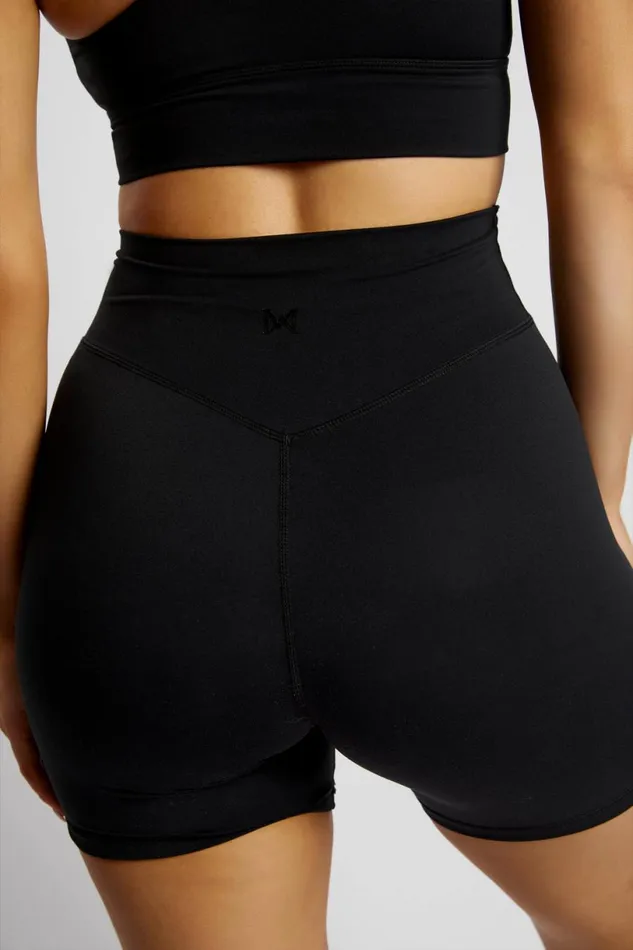 Meshki Activewear Women Carly Bike Shorts 8211 Black Black