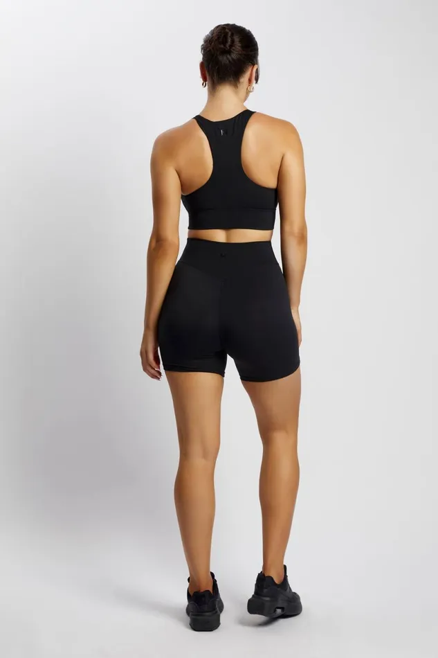 Meshki Activewear Women Carly Bike Shorts 8211 Black Black