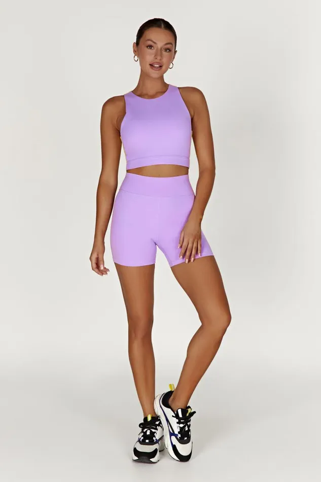 Meshki Activewear Women Carly Bike Shorts 8211 Lilac Lilac Meshki Activewear Women Carly Bike Shorts 8211 Lilac Lilac