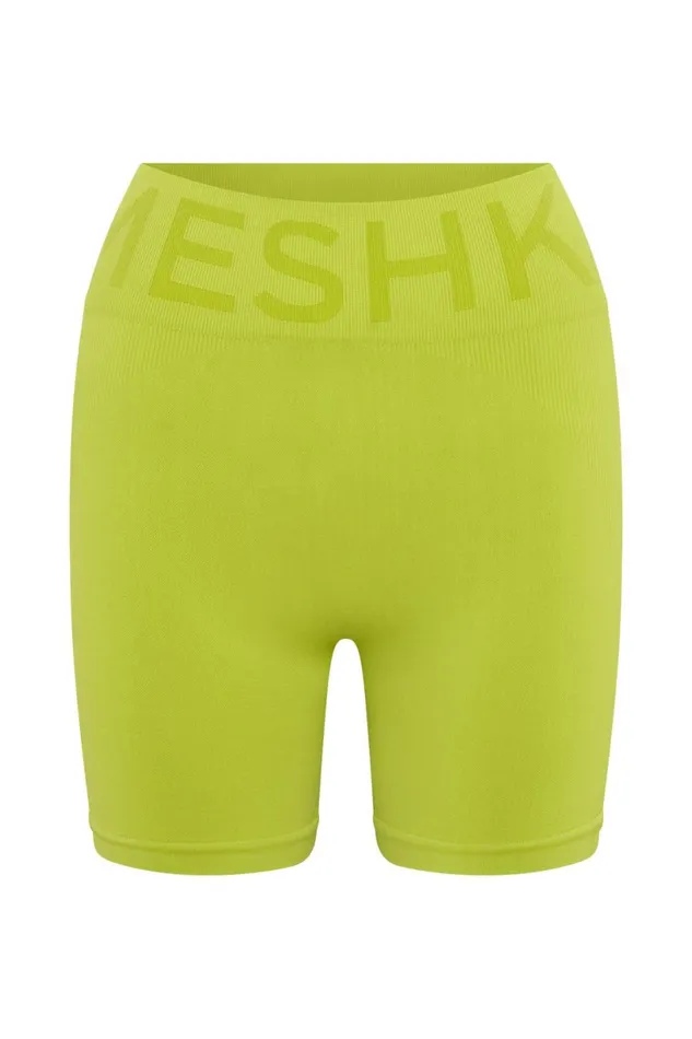 Meshki Activewear Women Danica Seamless Shorts 8211 Lime Green Limegreen Meshki Activewear Women Danica Seamless Shorts 8211 Lime Green Limegreen