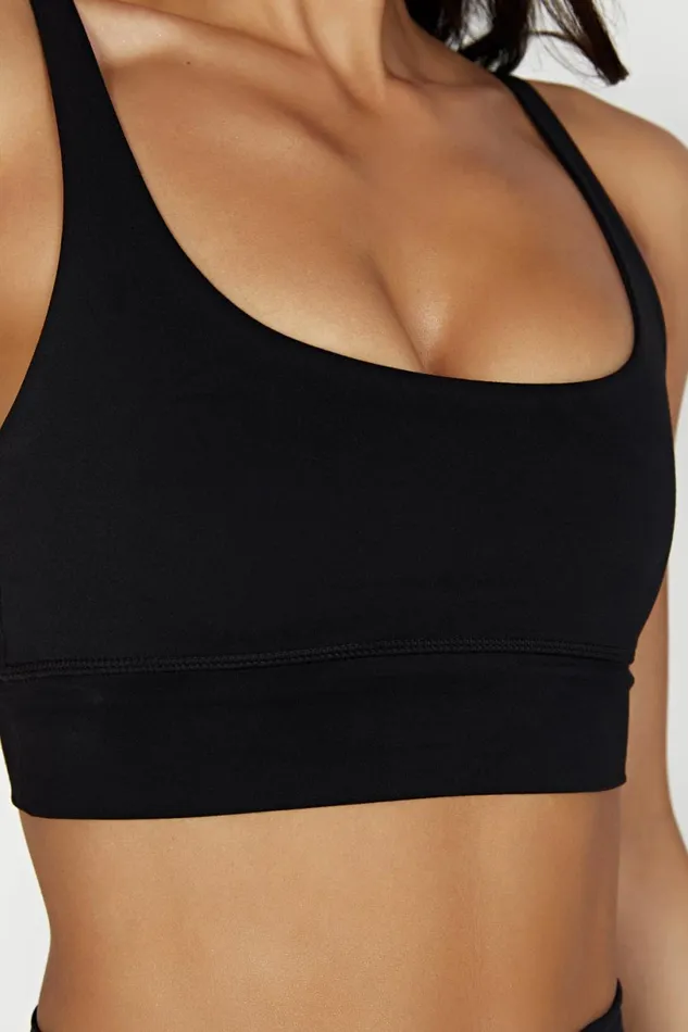 Meshki Activewear Women Elise V Back Cami Crop Top 8211 Black Black