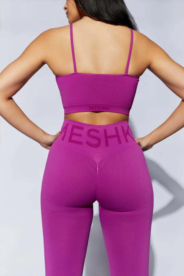 Meshki Activewear Women Lanie Scoop Neck Tank Top 8211 Violet Violet Meshki Activewear Women Lanie Scoop Neck Tank Top 8211 Violet Violet