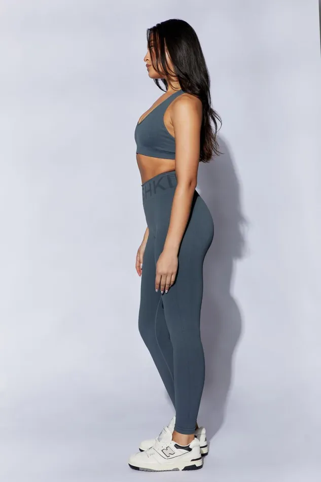 Meshki Activewear Women Quinn Halter Longline Top 8211 Charcoal Charcoal Meshki Activewear Women Quinn Halter Longline Top 8211 Charcoal Charcoal