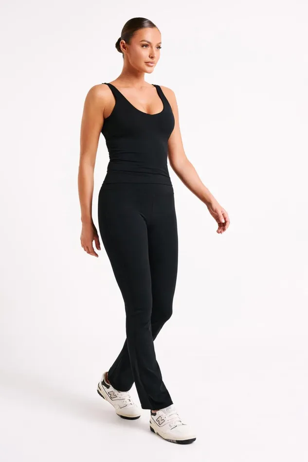 Meshki Activewear Women Sherrie Yoga Pants 8211 Black Black