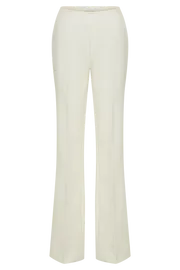 Meshki Basic Bottoms Women Loretta Fit and Flare Tailored Pant 8211 Ivory Ivory