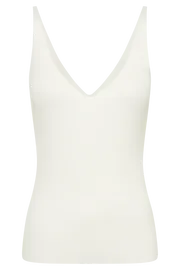 Meshki Basic Tops Women Alicia Sleeveless Knit Top 8211 White White