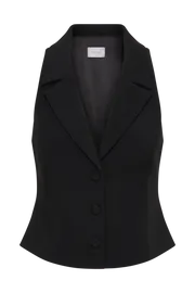 Meshki Basic Tops Women Mura Suiting Vest 8211 Black Black