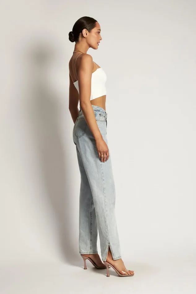 Meshki Basic Tops Women Yvonne Cami Crop Top 8211 White White