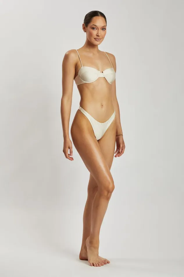 Meshki Bikini Bottoms Women Ivanna Thong Bikini Bottoms 8211 Ivory Ivory Meshki Bikini Bottoms Women Ivanna Thong Bikini Bottoms 8211 Ivory Ivory