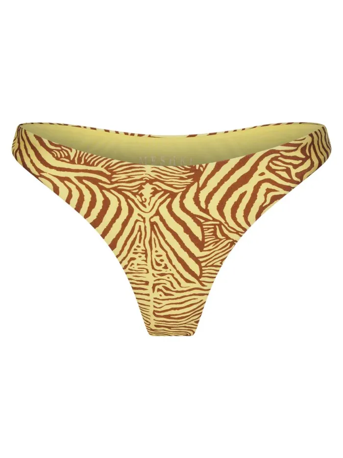 Meshki Bikini Bottoms Women Ivanna Thong Bikini Bottoms 8211 Yellow Zebra Yellowzebra Meshki Bikini Bottoms Women Ivanna Thong Bikini Bottoms 8211 Yellow Zebra Yellowzebra