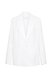 Meshki Blazers Women Shona Linen Oversized Blazer 8211 White White