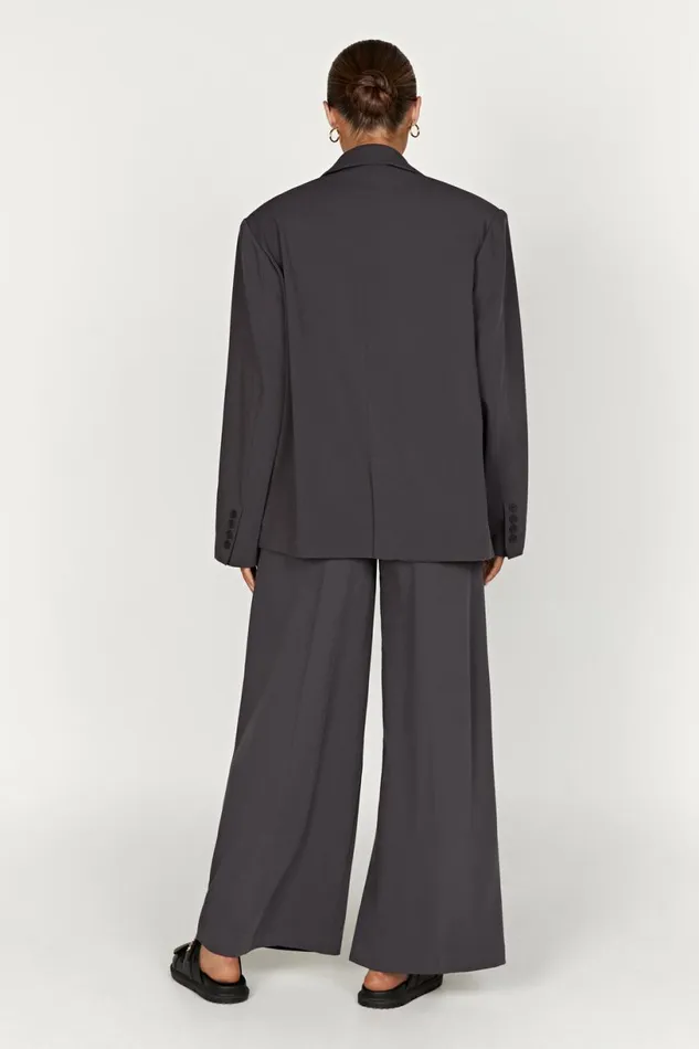 Meshki Blazers Women Simone Oversized Blazer 8211 Charcoal Charcoal