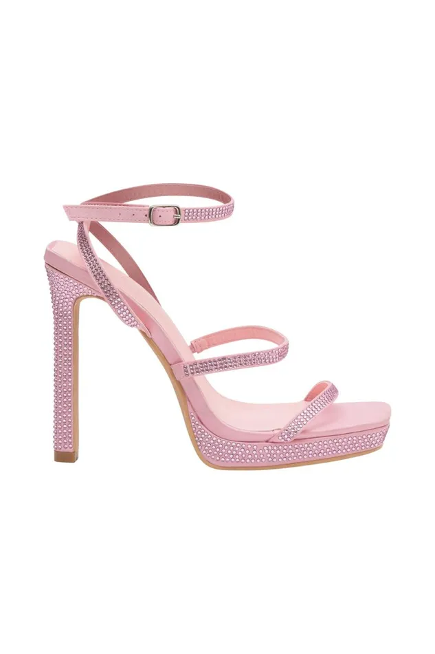 Meshki Bridal Shower Women Holland Diamante Heels 8211 Blush Pink Blushpink Meshki Bridal Shower Women Holland Diamante Heels 8211 Blush Pink Blushpink