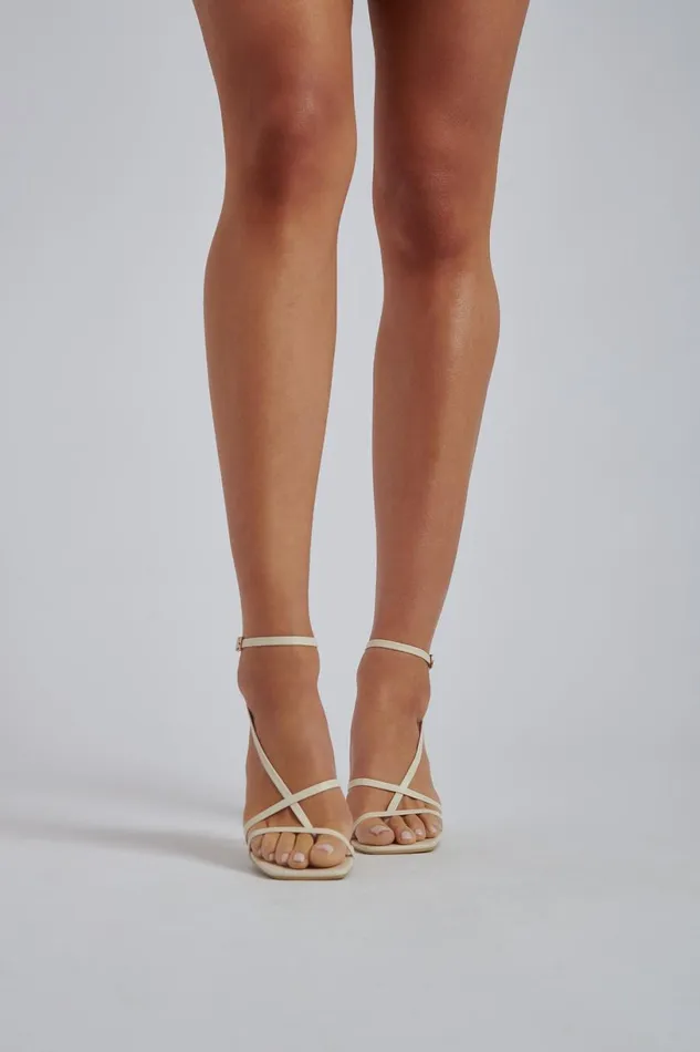 Meshki Brides Women Brandy Ankle Strap Heels 8211 Ivory Ivory Meshki Brides Women Brandy Ankle Strap Heels 8211 Ivory Ivory