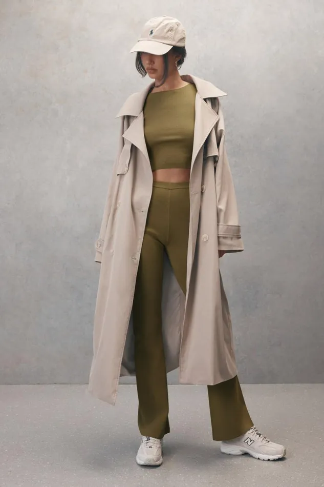 Meshki Coats and Jackets Women Andreas Oversized Trench Coat 8211 Beige Beige