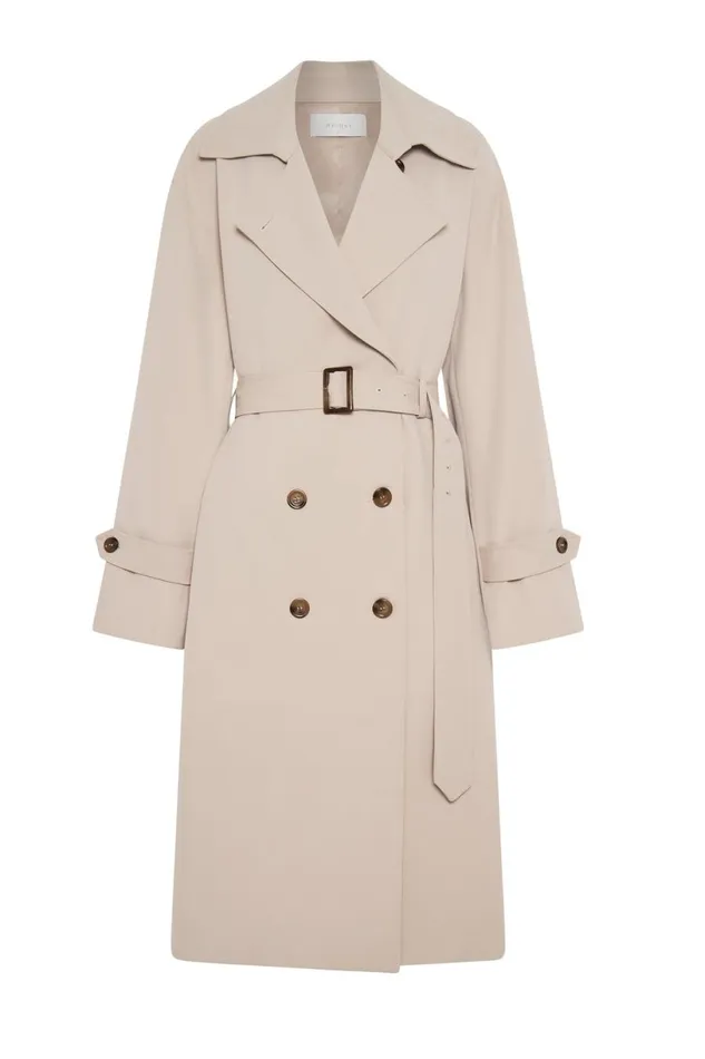 Meshki Coats and Jackets Women Keily Super Oversized Trench Coat 8211 Bone Bone