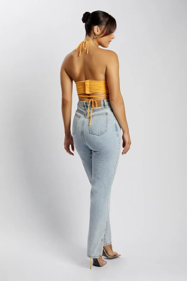 Meshki Crop Tops Women Ayesha Cut Out Singlet 8211 Mango Mango Meshki Crop Tops Women Ayesha Cut Out Singlet 8211 Mango Mango