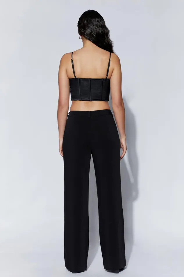 Meshki Crop Tops Women Cyra Corset Top 8211 Black Black Meshki Crop Tops Women Cyra Corset Top 8211 Black Black
