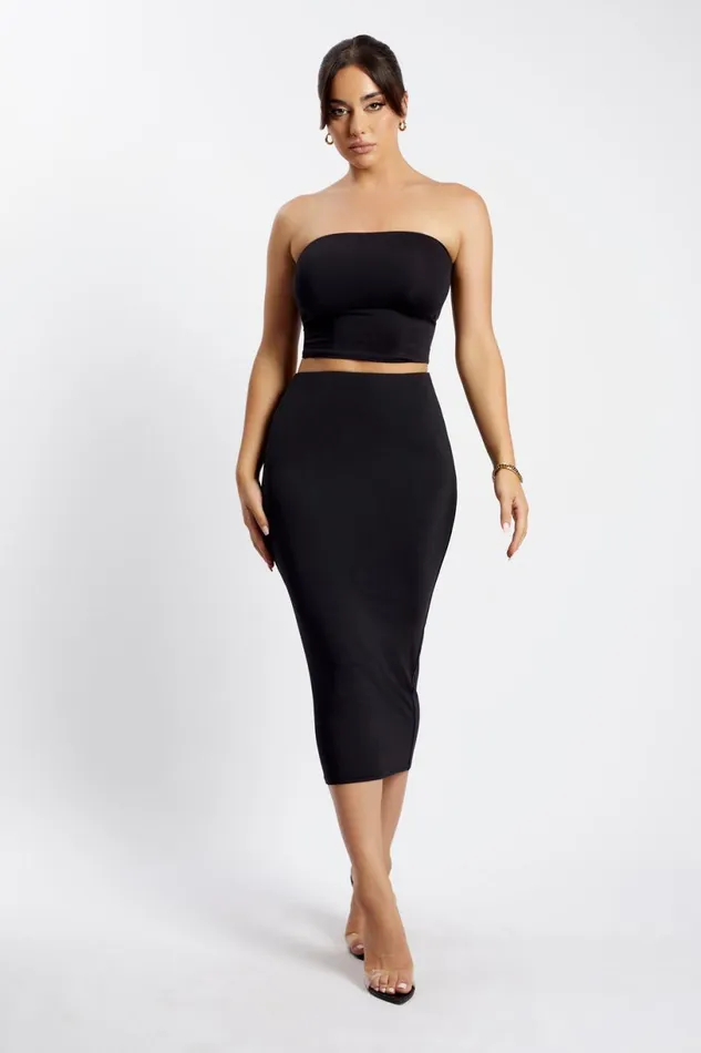 Meshki Crop Tops Women Dakota Tube Top 8211 Black Black
