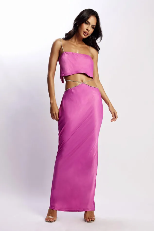 Meshki Crop Tops Women Dayana Straight Cut Crop Top 8211 Purple Purple Meshki Crop Tops Women Dayana Straight Cut Crop Top 8211 Purple Purple