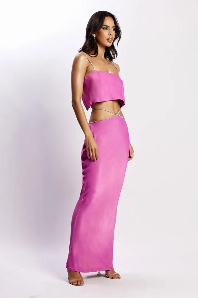 Meshki Crop Tops Women Dayana Straight Cut Crop Top 8211 Purple Purple Meshki Crop Tops Women Dayana Straight Cut Crop Top 8211 Purple Purple