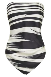 Meshki Crop Tops Women Laina Printed Scarf Top 8211 Abstract Print Abstract Print Meshki Crop Tops Women Laina Printed Scarf Top 8211 Abstract Print Abstract Print