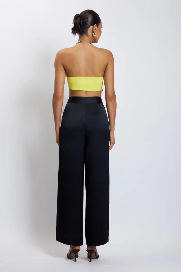 Meshki Crop Tops Women Lea Diamante Chain Halter Neck Crop Top 8211 Yellow Yellow Meshki Crop Tops Women Lea Diamante Chain Halter Neck Crop Top 8211 Yellow Yellow