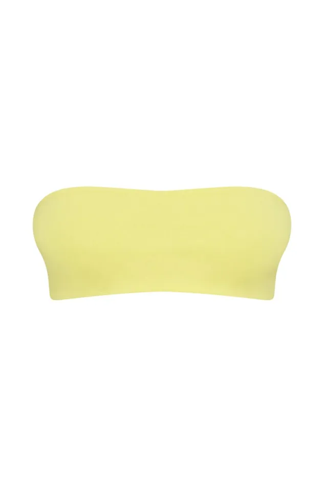Meshki Crop Tops Women Mackenzie Bandeau 8211 Yellow Yellow