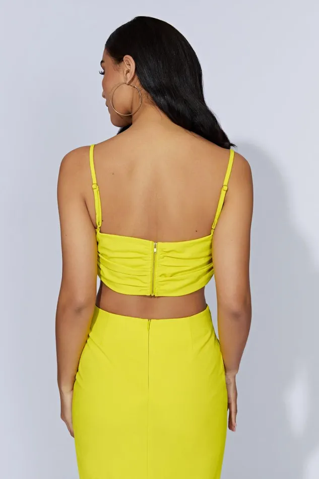 Meshki Crop Tops Women Maryse VHardware Crop Top 8211 Fresh Green Freshgreen Meshki Crop Tops Women Maryse VHardware Crop Top 8211 Fresh Green Freshgreen