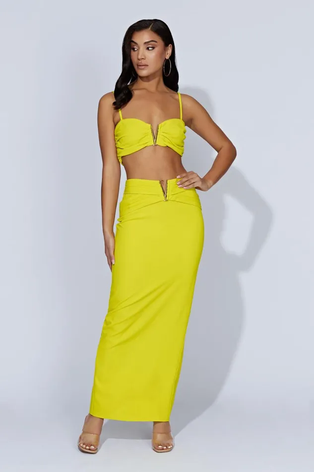 Meshki Crop Tops Women Maryse VHardware Crop Top 8211 Fresh Green Freshgreen Meshki Crop Tops Women Maryse VHardware Crop Top 8211 Fresh Green Freshgreen
