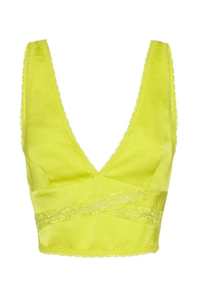 Meshki Crop Tops Women Monet Lace Top 8211 Fresh Green Freshgreen Meshki Crop Tops Women Monet Lace Top 8211 Fresh Green Freshgreen