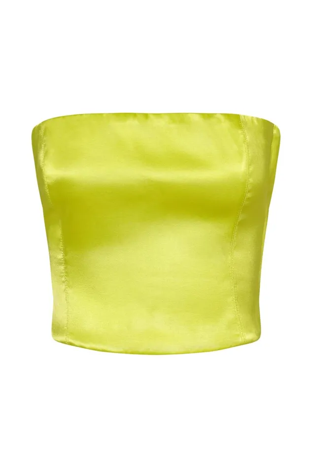 Meshki Crop Tops Women Monique Satin Tube Top 8211 Fresh Green Freshgreen Meshki Crop Tops Women Monique Satin Tube Top 8211 Fresh Green Freshgreen